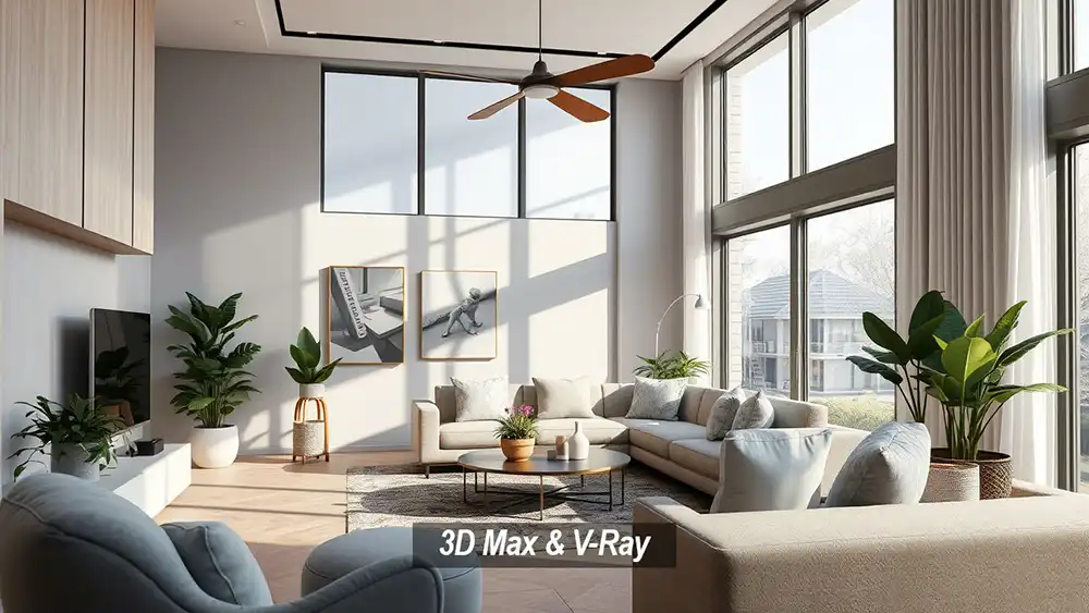 دوره مدلسازی فضای داخلی با 3ds Max و V-Ray آموزشگاه مهرگان اصفهان