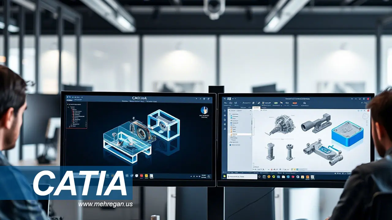 آموزش کتیا catia پایه مجتمع اموزشی مهرگان اصفهان