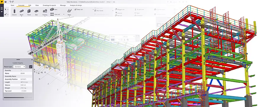 آموزش نرم افزار Tekla-Structure در آموزشگاه مهرگان اصفهان