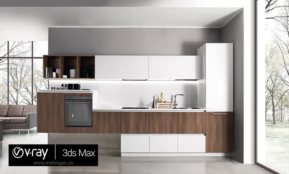 دوره مدلسازی کابینت با V-Ray-و 3Ds-Max آموزشگاه مهرگان اصفهان